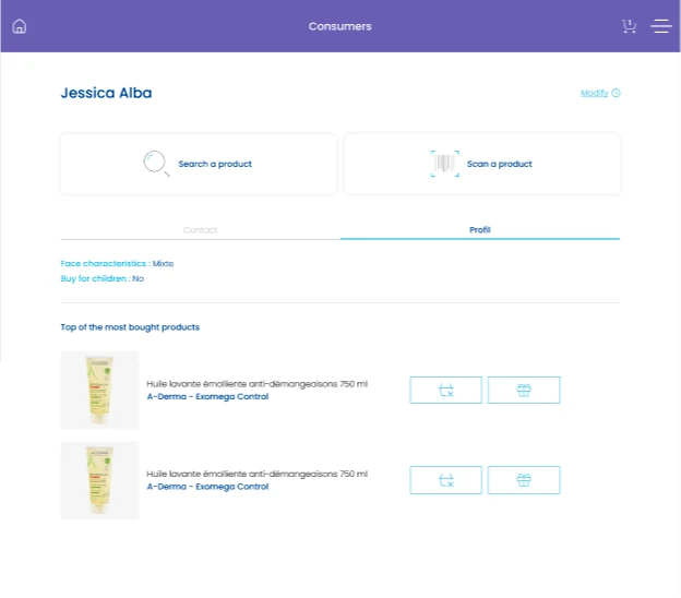 Fiche consommateur : profil et produits les plus achetés